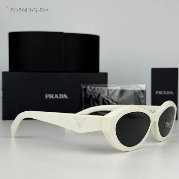 Prada | Accessories | New Prada Pr26zs 7k8z Talc White Dark  display picture 1